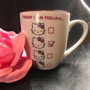 Hello kitty coffe mug today I am feeling…